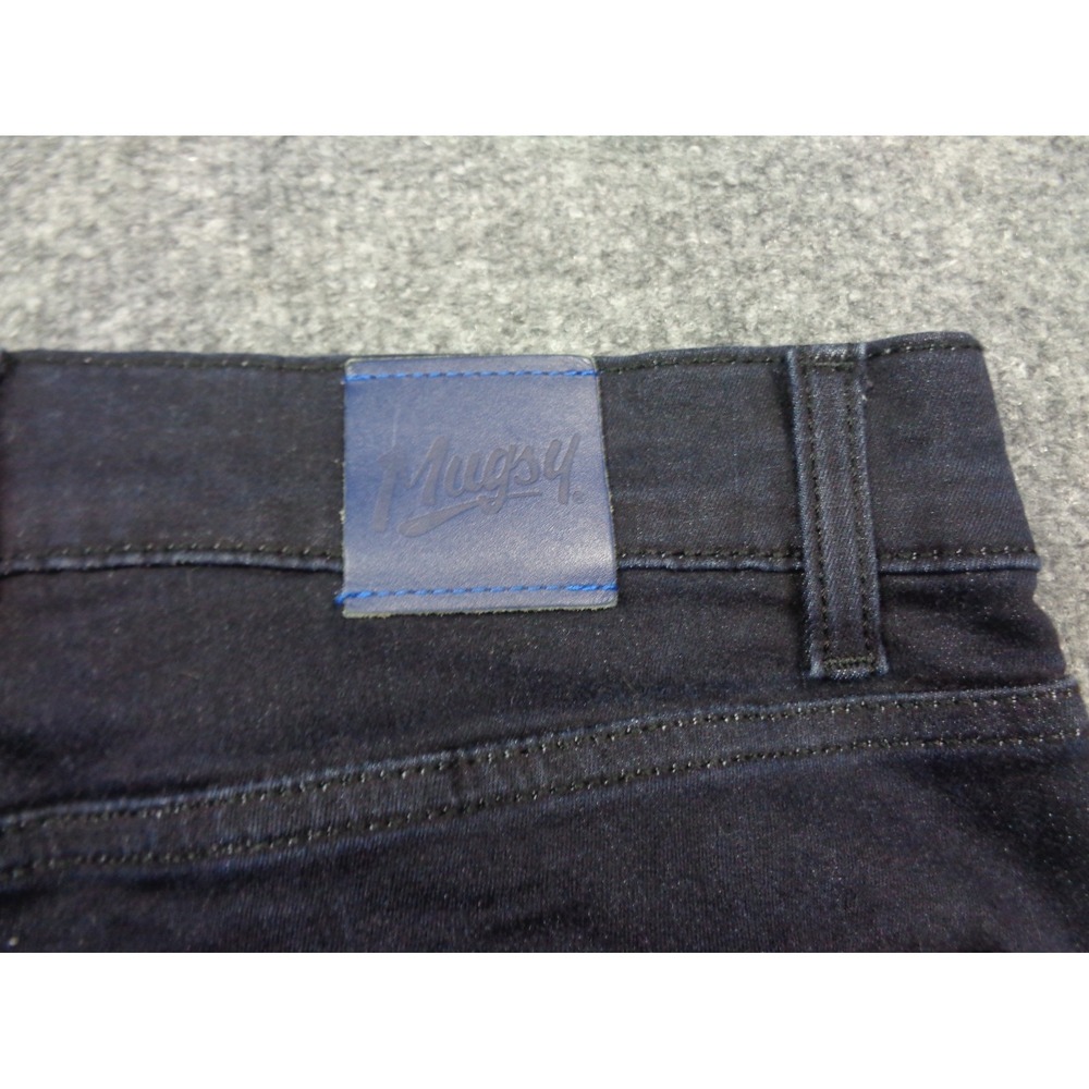 Mugsy Darkest Blues Jeans Men's 36x30 Blue Denim Stretch Comfort Dark Wash - Picture 7 of 13